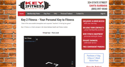 Desktop Screenshot of mykey2fitness.com